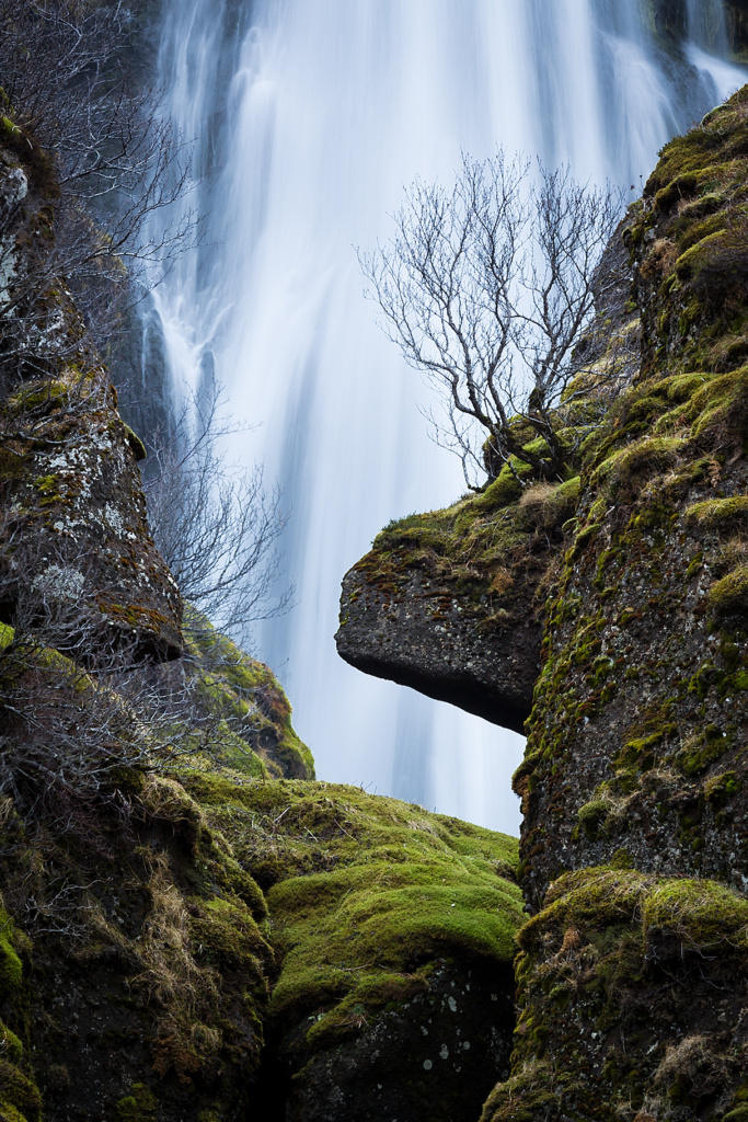 gljúfrafoss waterfall