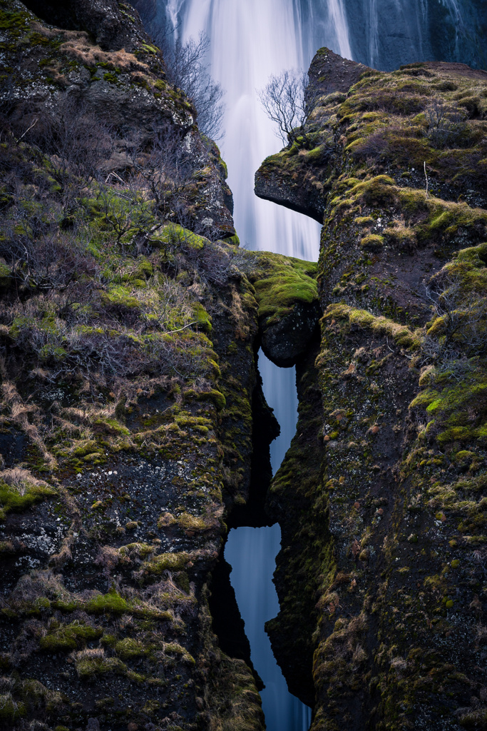 gljúfrafoss waterfall